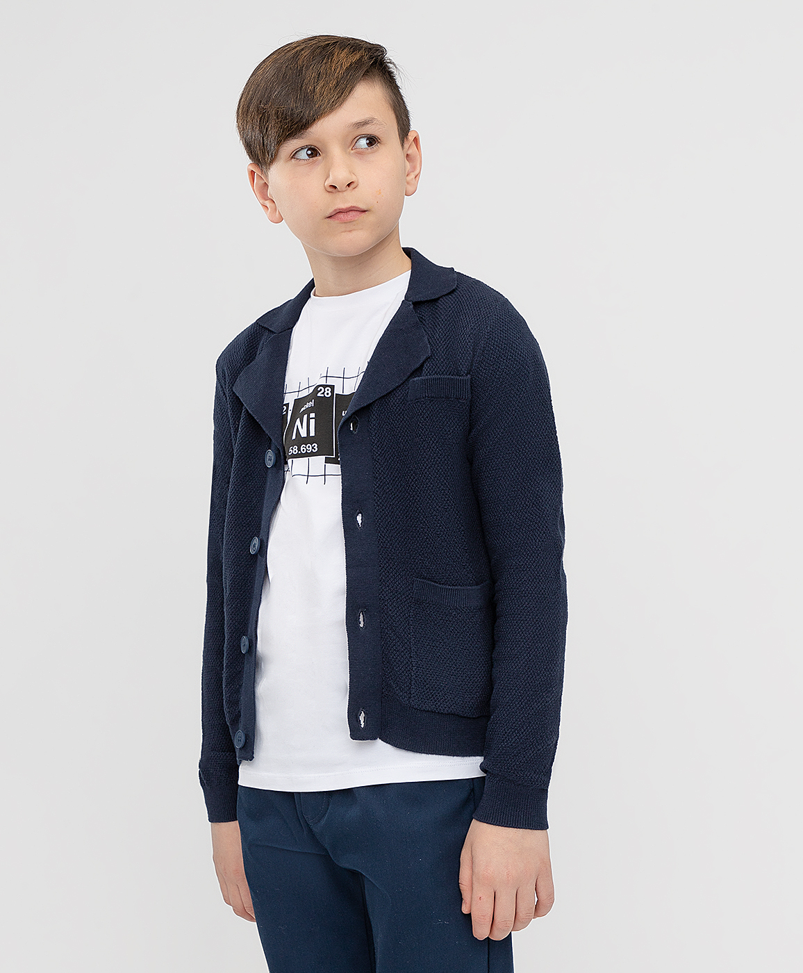 

Кардиган синий Button Blue, 221BBBS35021000