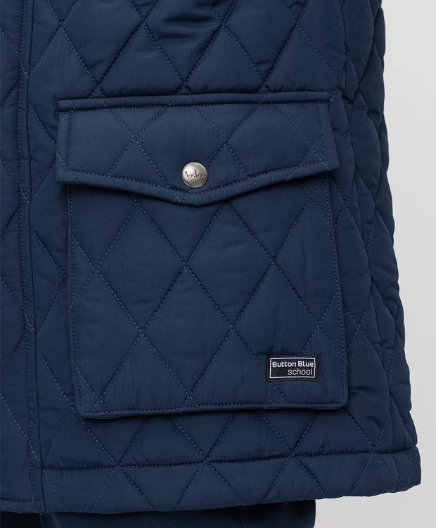 Куртка синяя Button Blue