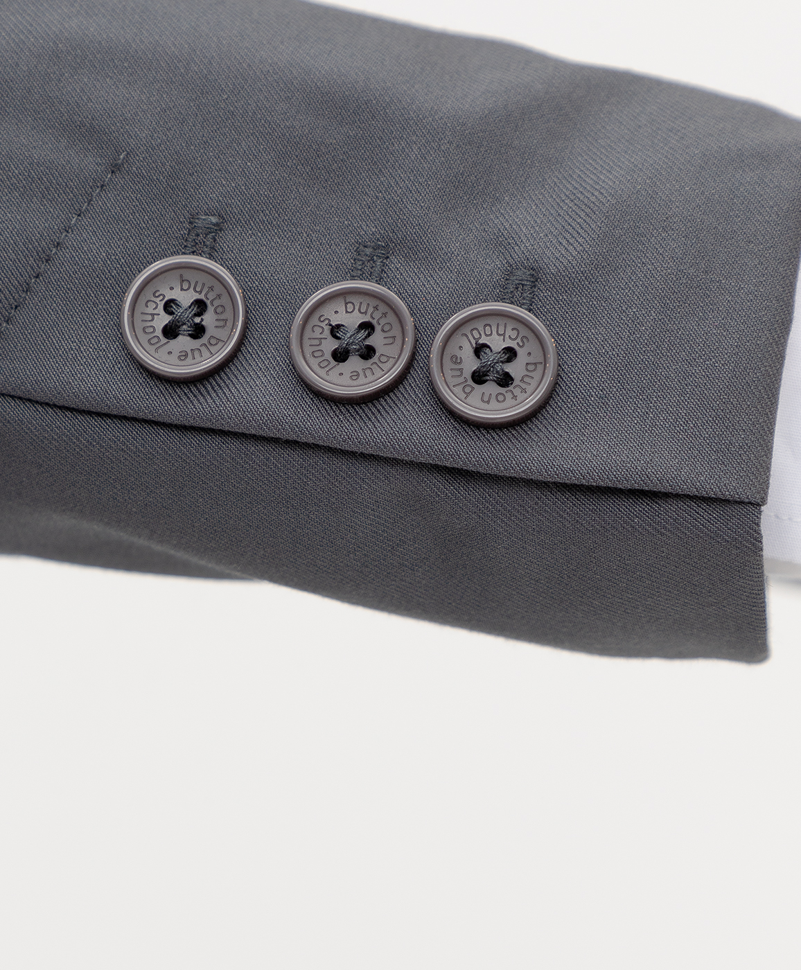 Пиджак серый двубортный Button Blue 221BBBS48010100, размер 158 - фото 4
