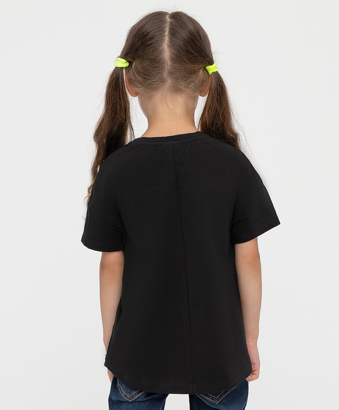 фото Футболка базовая черная button blue