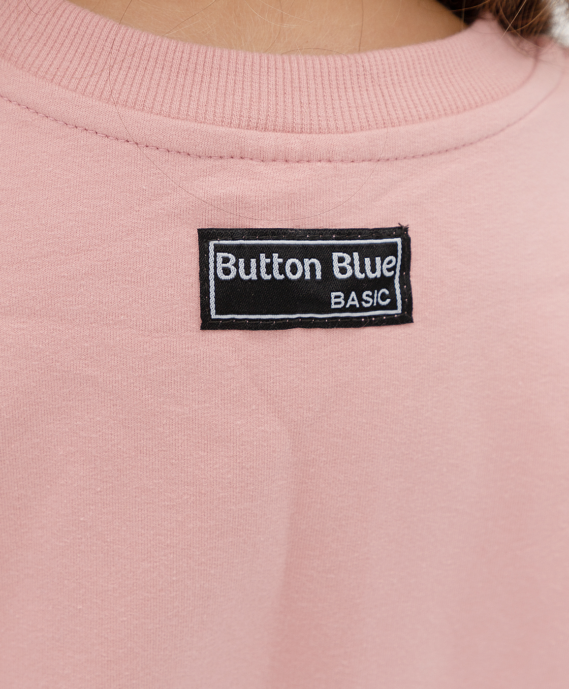 Толстовка из футера розовая Button Blue 221BBGB16021200, размер 110, цвет розовый - фото 3