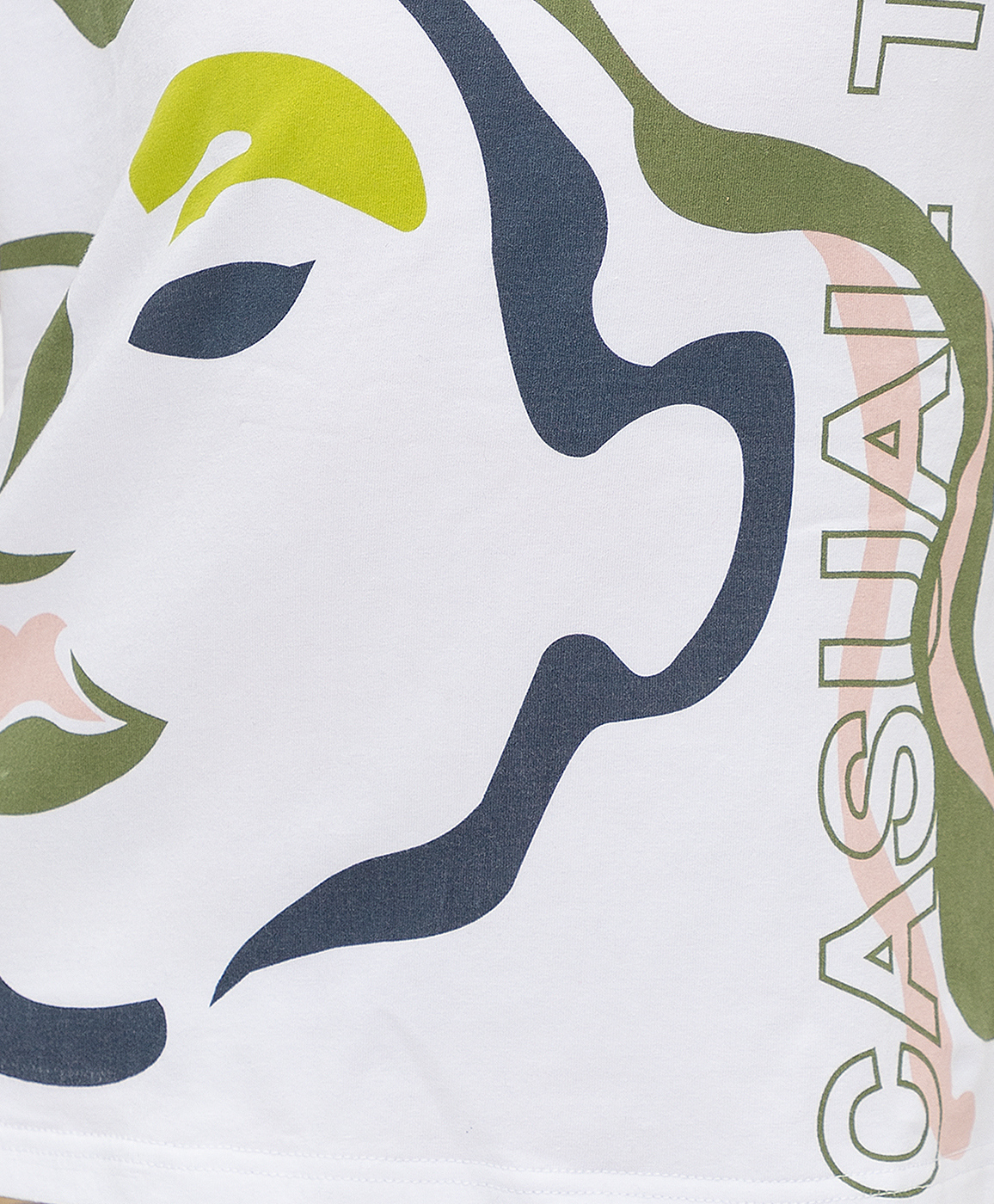 фото Футболка белая с принтом button blue