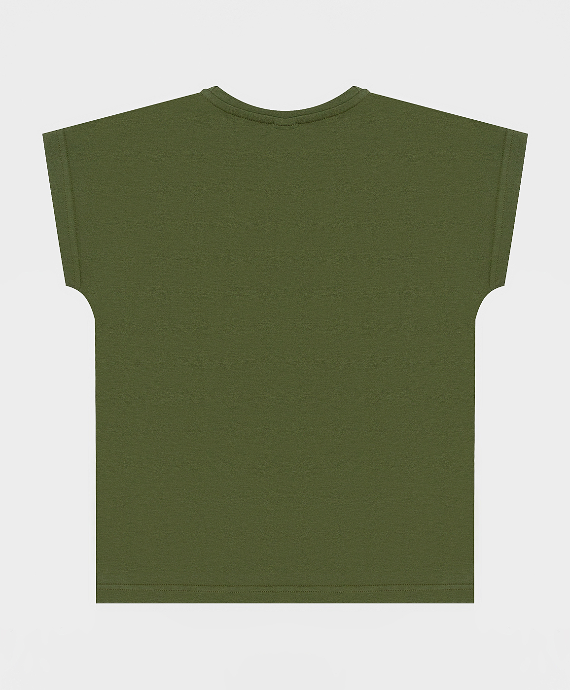 фото Футболка с принтом хаки button blue