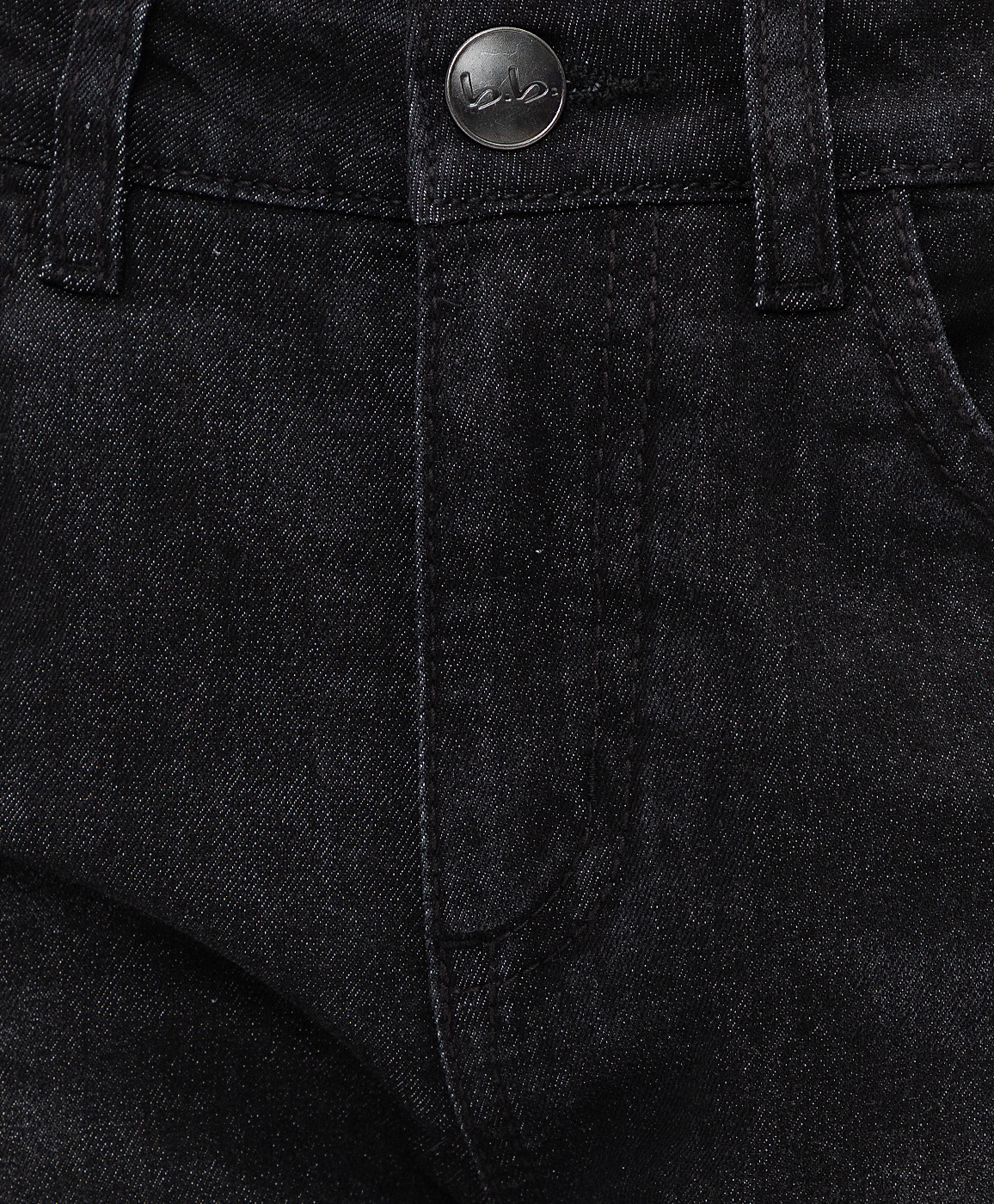 Джинсы утепленные на флисе Button Blue 221BBGJC6404D300, размер 140, цвет черный - фото 4