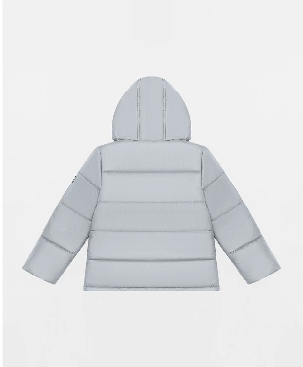 фото Куртка демисезонная серебристая button blue (104)