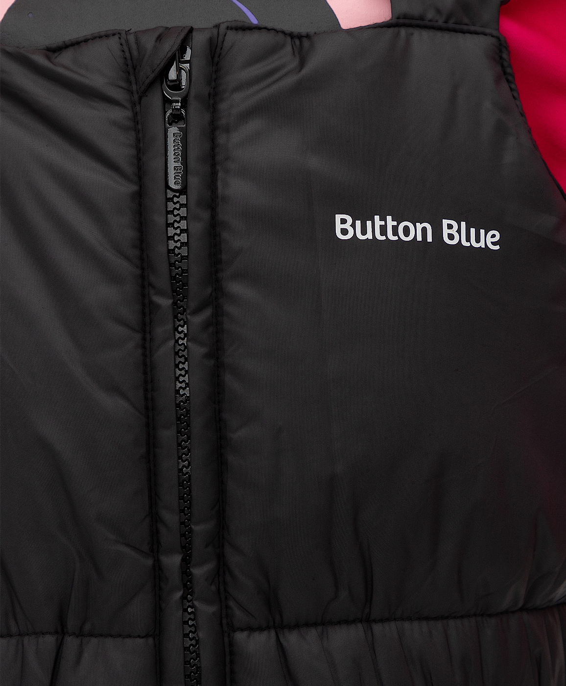 Полукомбинезон зимний черный Button Blue 221BBGMC67010800, размер 98 - фото 3