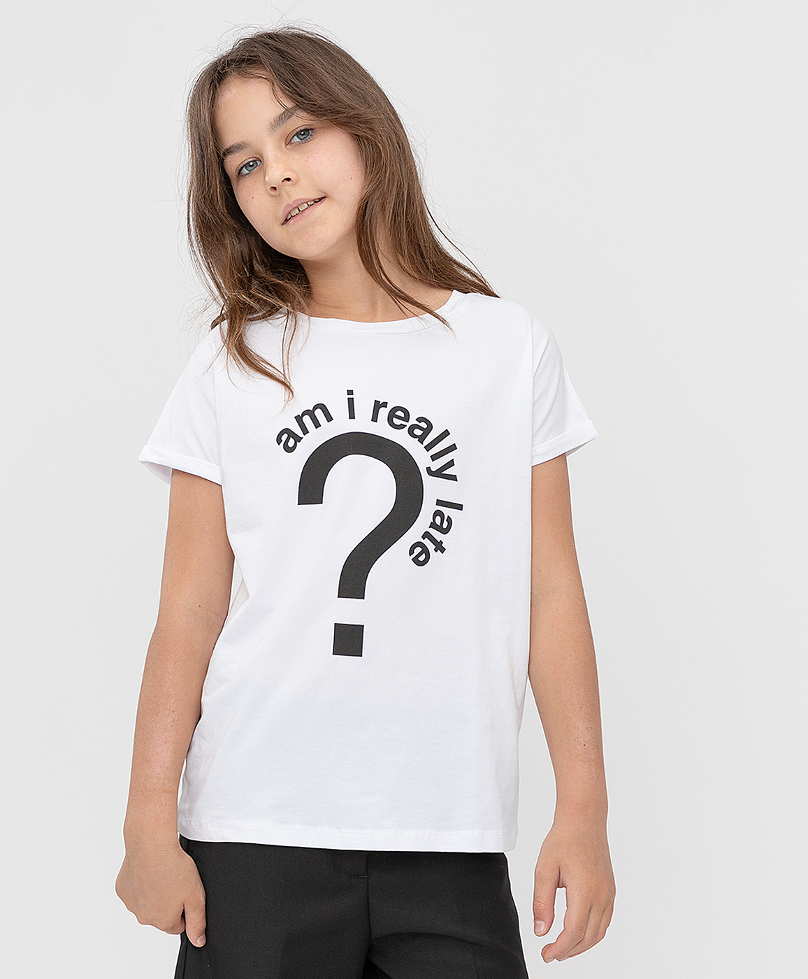 фото Футболка белая с принтом button blue