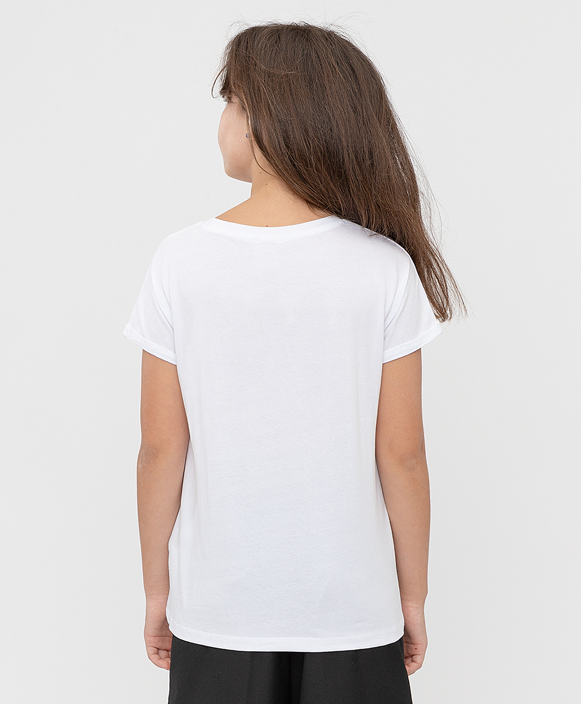 фото Футболка белая с принтом button blue