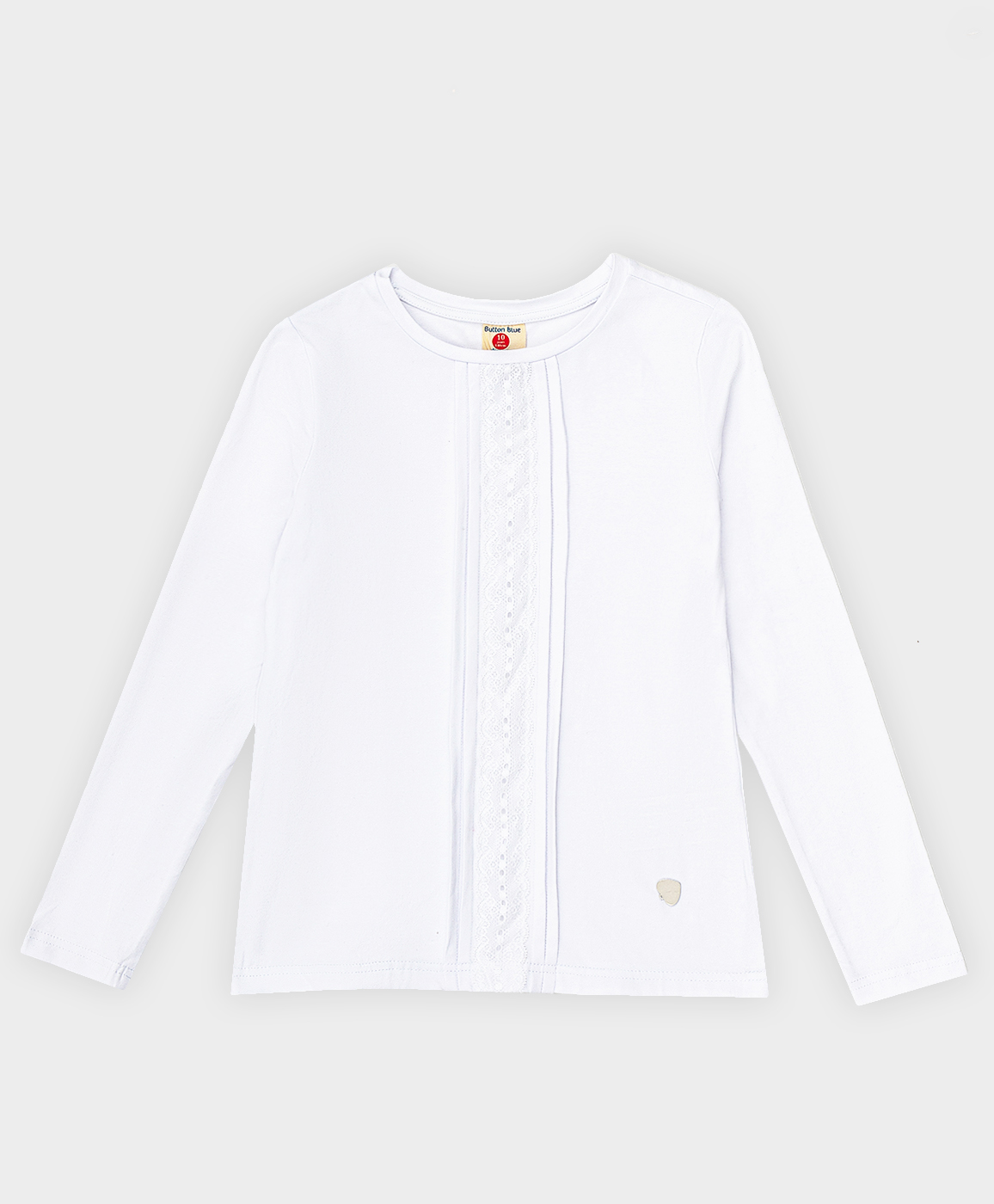 фото Футболка белая button blue