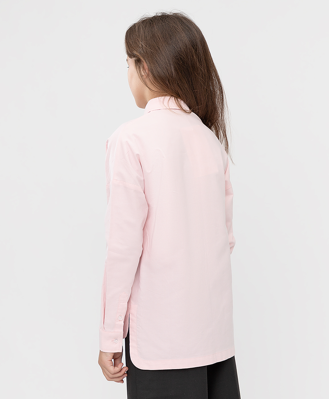 Блузка розовая с карманами Button Blue 221BBGS22161200, размер 146, цвет розовый - фото 2