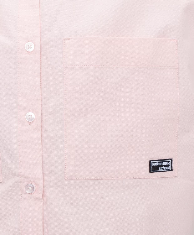 Блузка розовая с карманами Button Blue