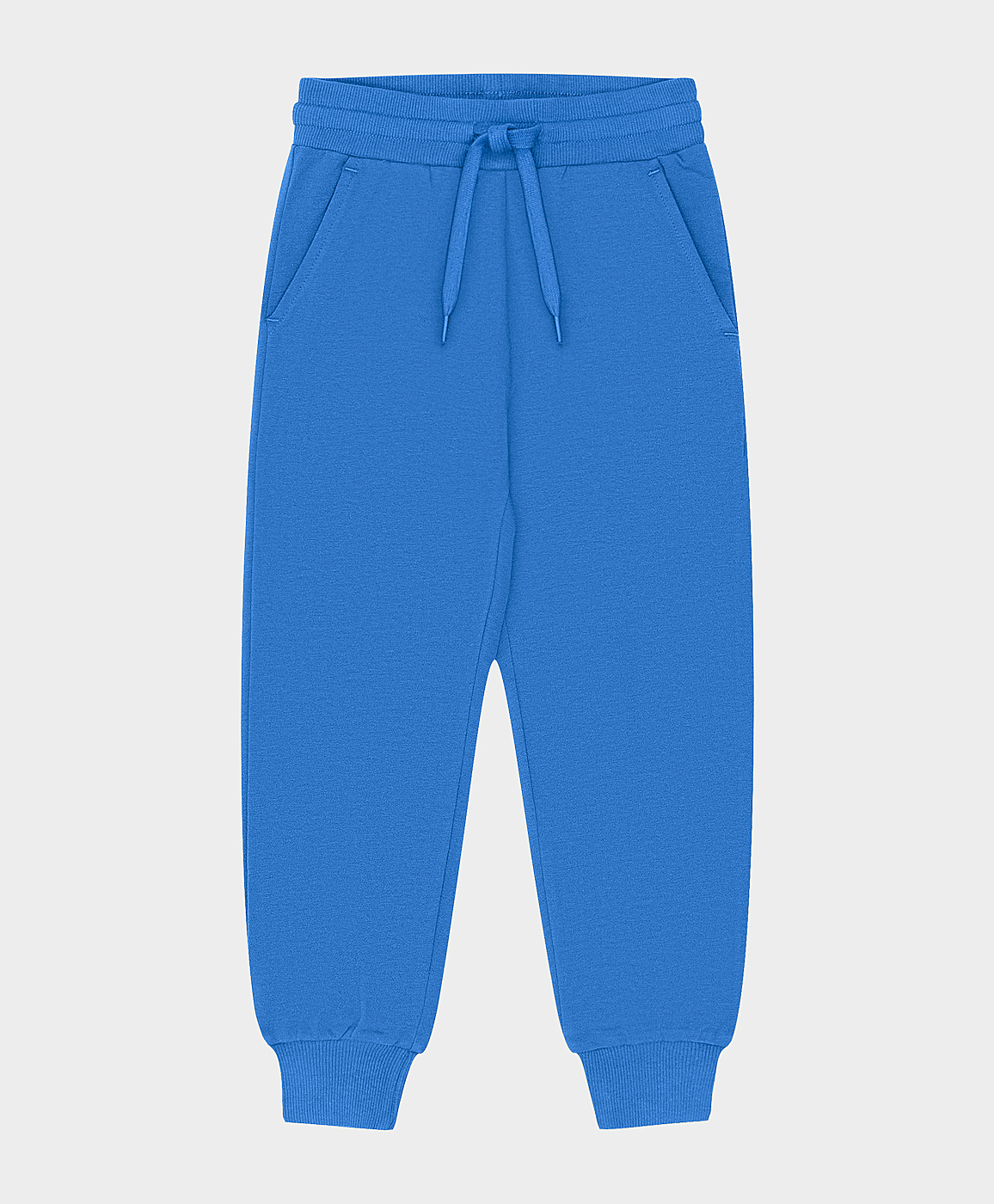 

Брюки-джоггеры трикотажные синие Button Blue, Синий, 222BBBB56011000