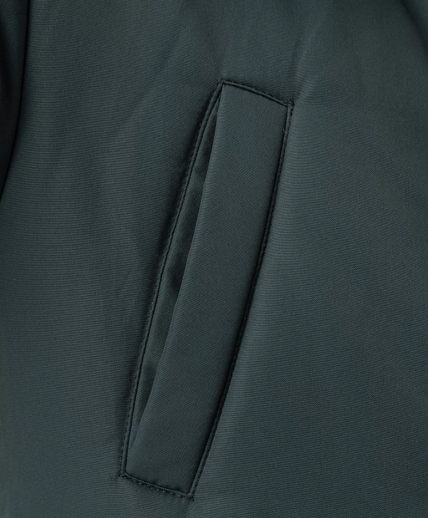 фото Пальто зимнее с капюшоном зеленое button blue (146)