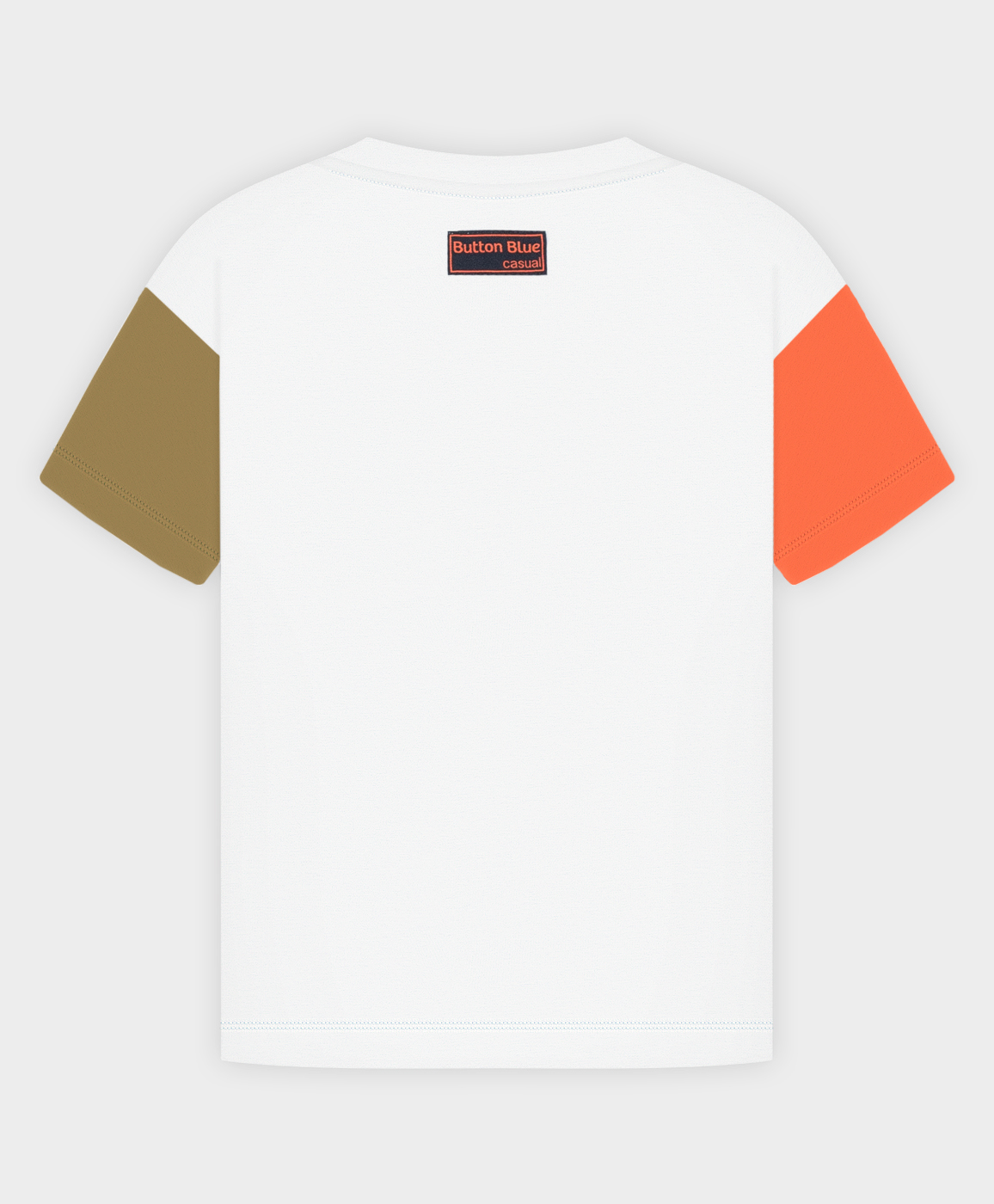 фото Футболка с принтом белая button blue