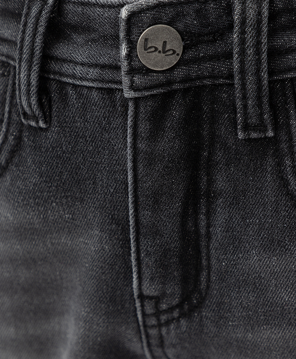 Джинсы regular с подкладкой из флиса черные Button Blue 222BBBMC64040800, размер 98, цвет черный - фото 3