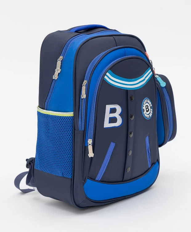 Рюкзак с карманами разноцветный Button Blue (44*30*14)