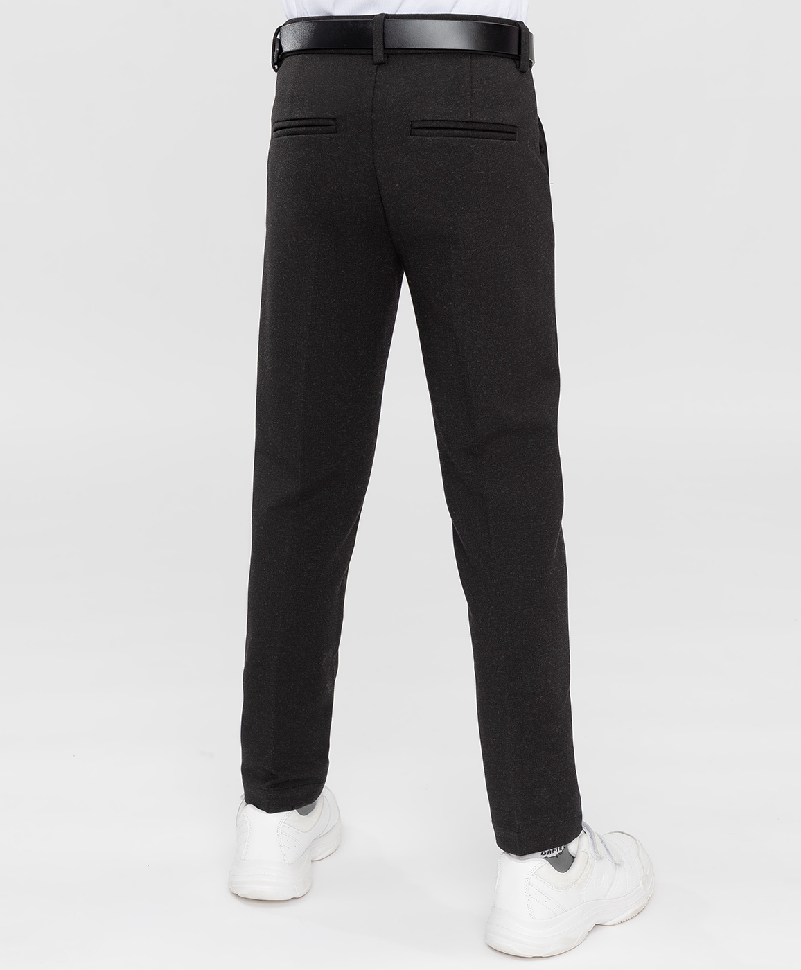 фото Брюки трикотажные черные button blue