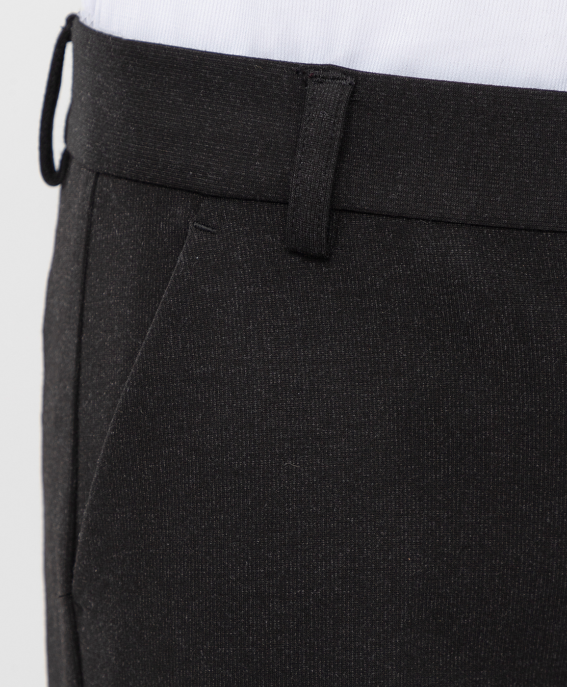 фото Брюки трикотажные черные button blue