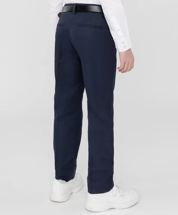 Брюки трикотажные синие Button Blue