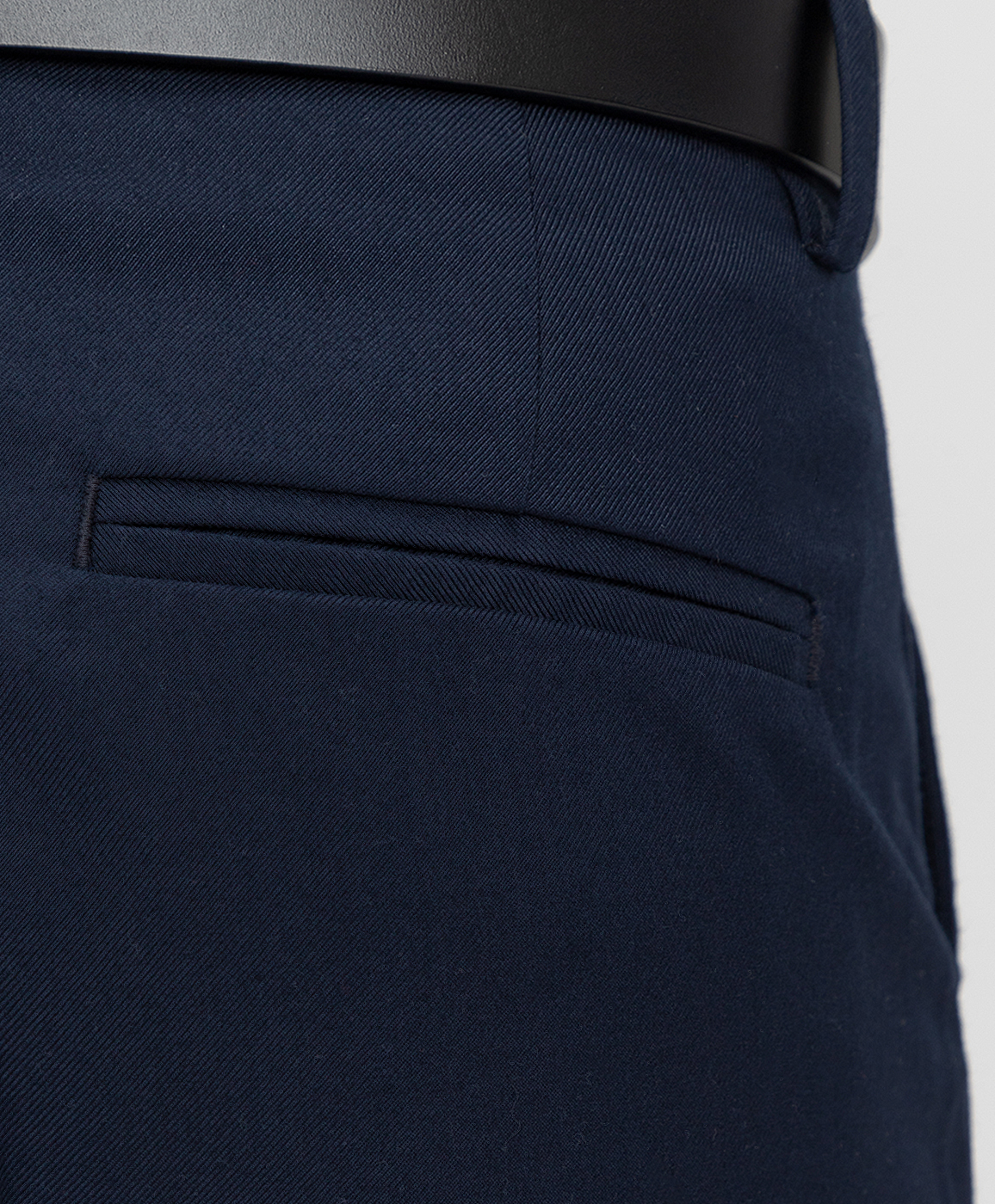 фото Брюки с карманами синие button blue