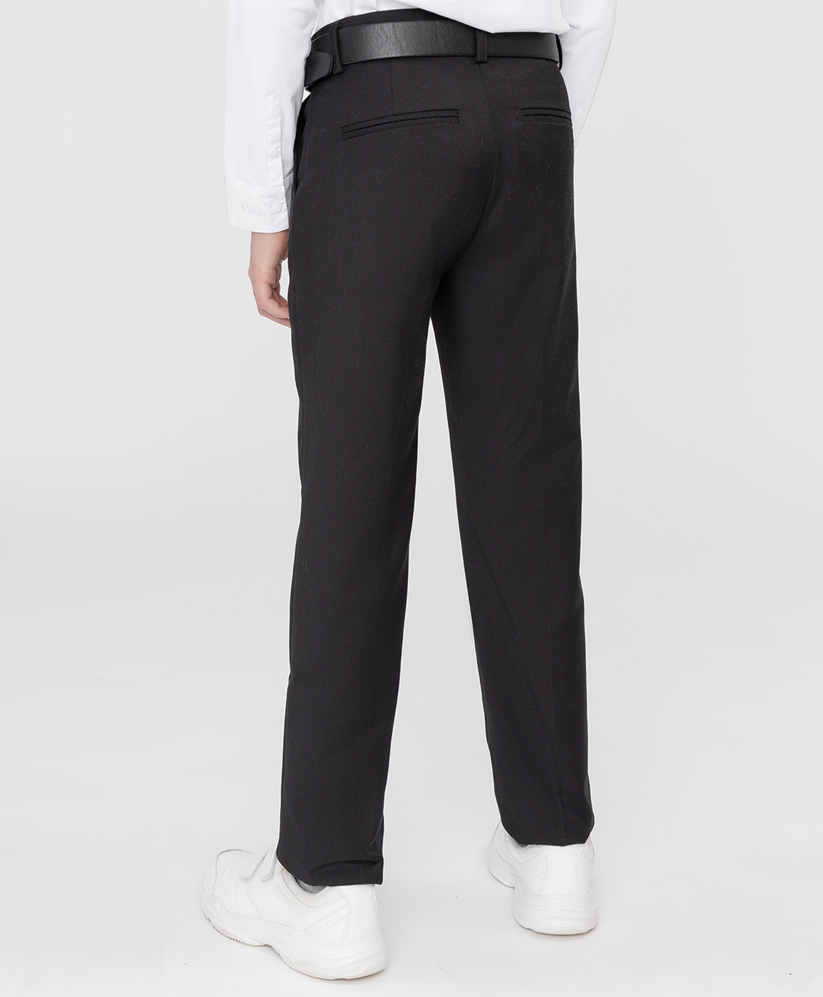 фото Брюки зауженные черные button blue