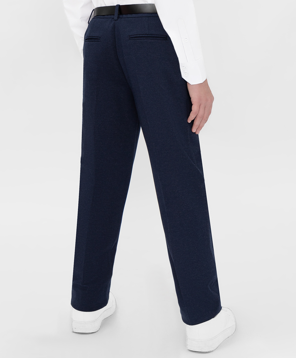 фото Брюки прямого кроя синие button blue teens line
