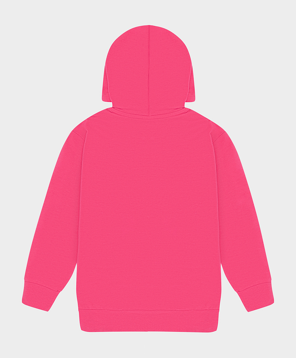 фото Худи с манжетами розовое button blue