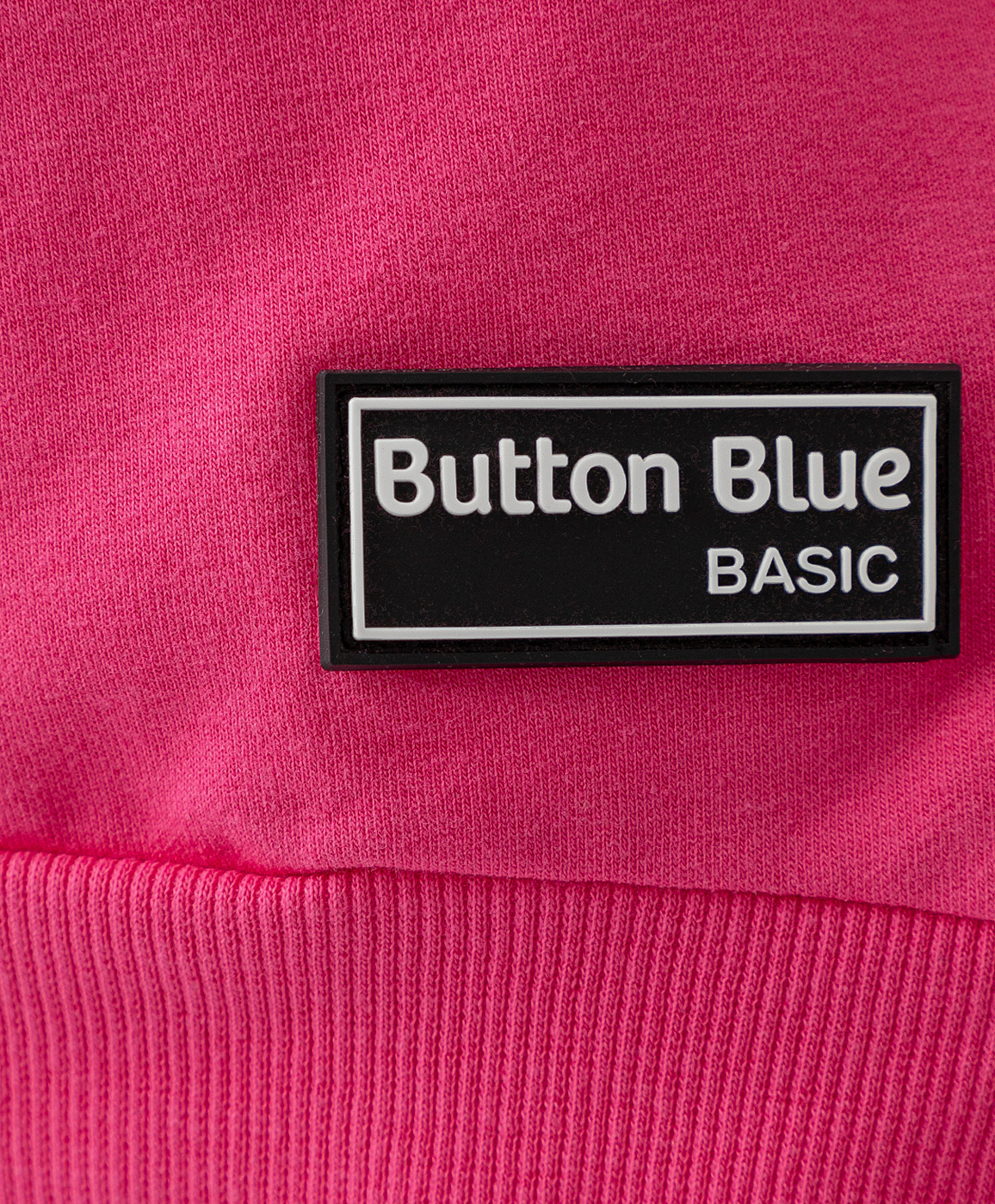 фото Худи с манжетами розовое button blue