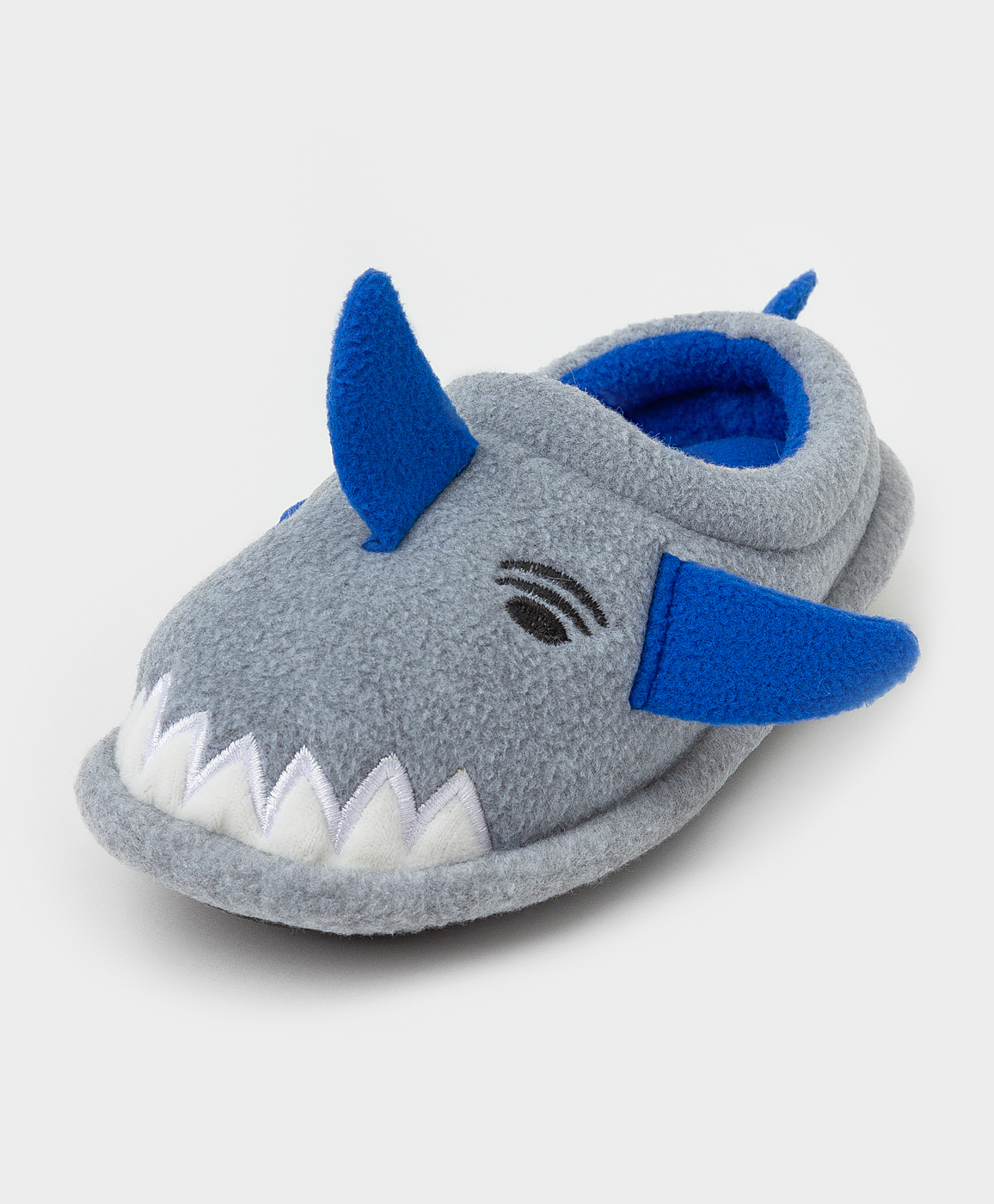 Тапочки домашние в виде акулы серые Button Blue 222BBUMO25010000, размер 30*31, цвет серый - фото 3