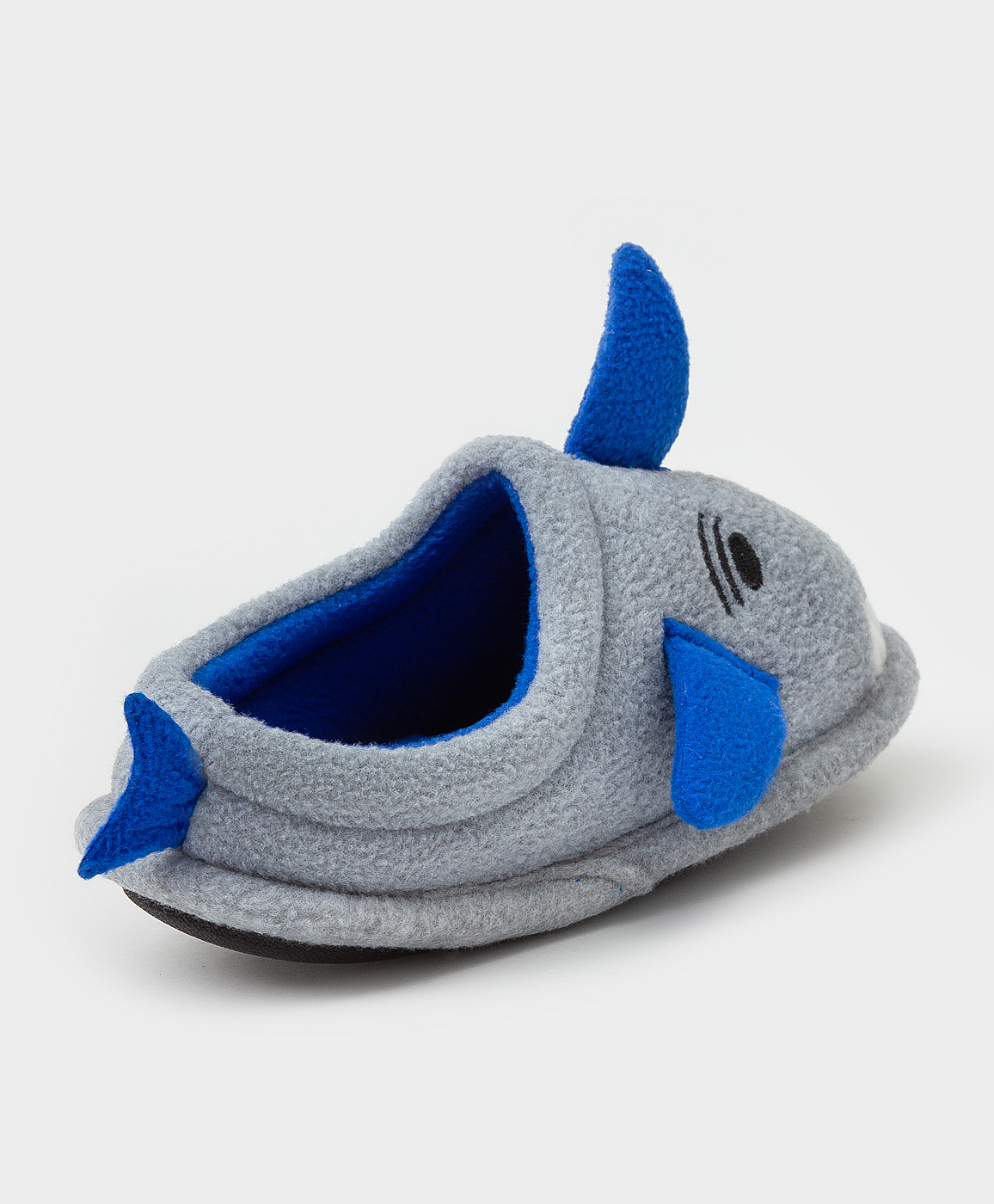 Тапочки домашние в виде акулы серые Button Blue 222BBUMO25010000, размер 34*35, цвет серый - фото 4