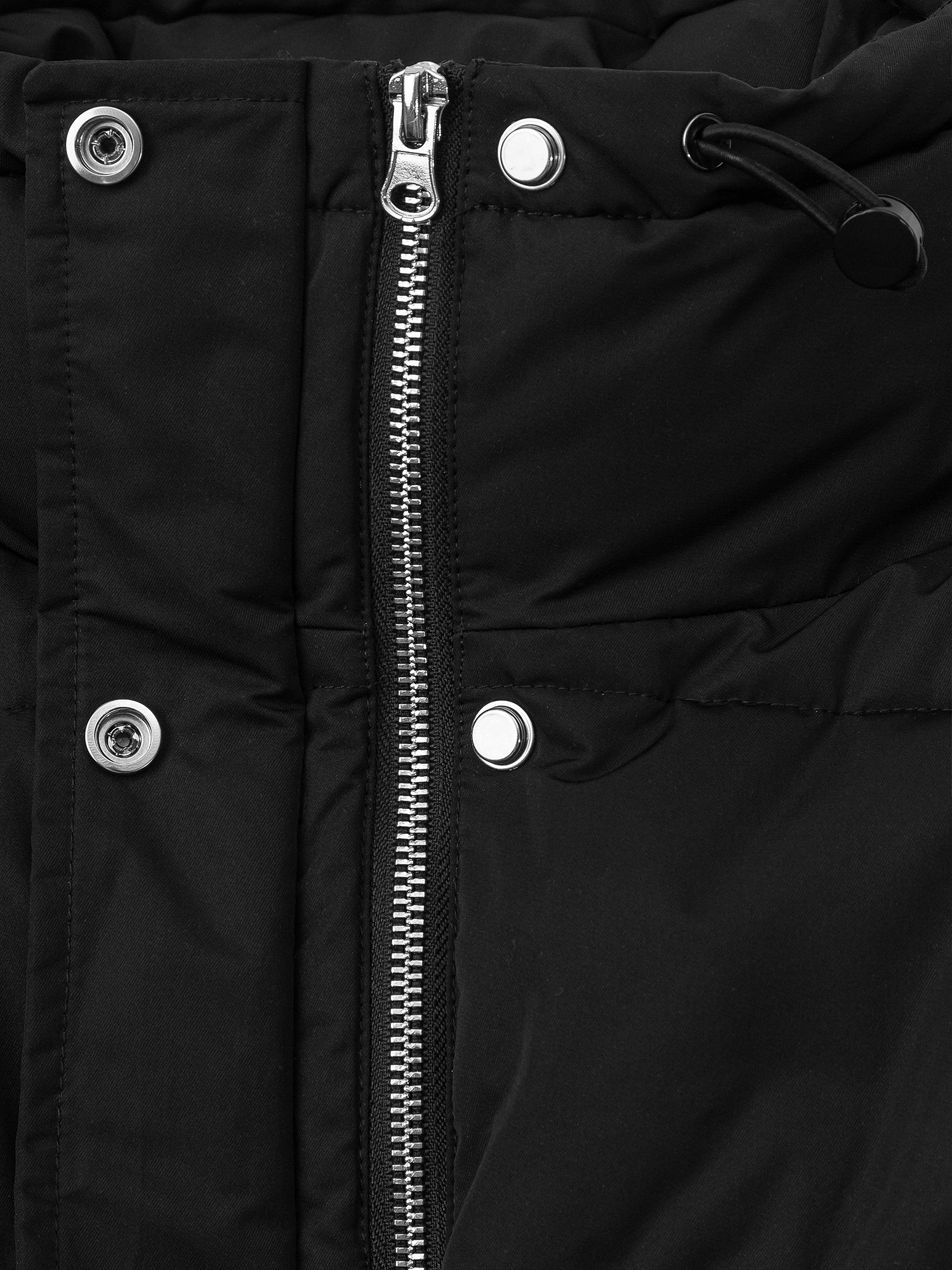 Куртка женская черная 222OZWC41030800, размер XL, цвет черный - фото 5