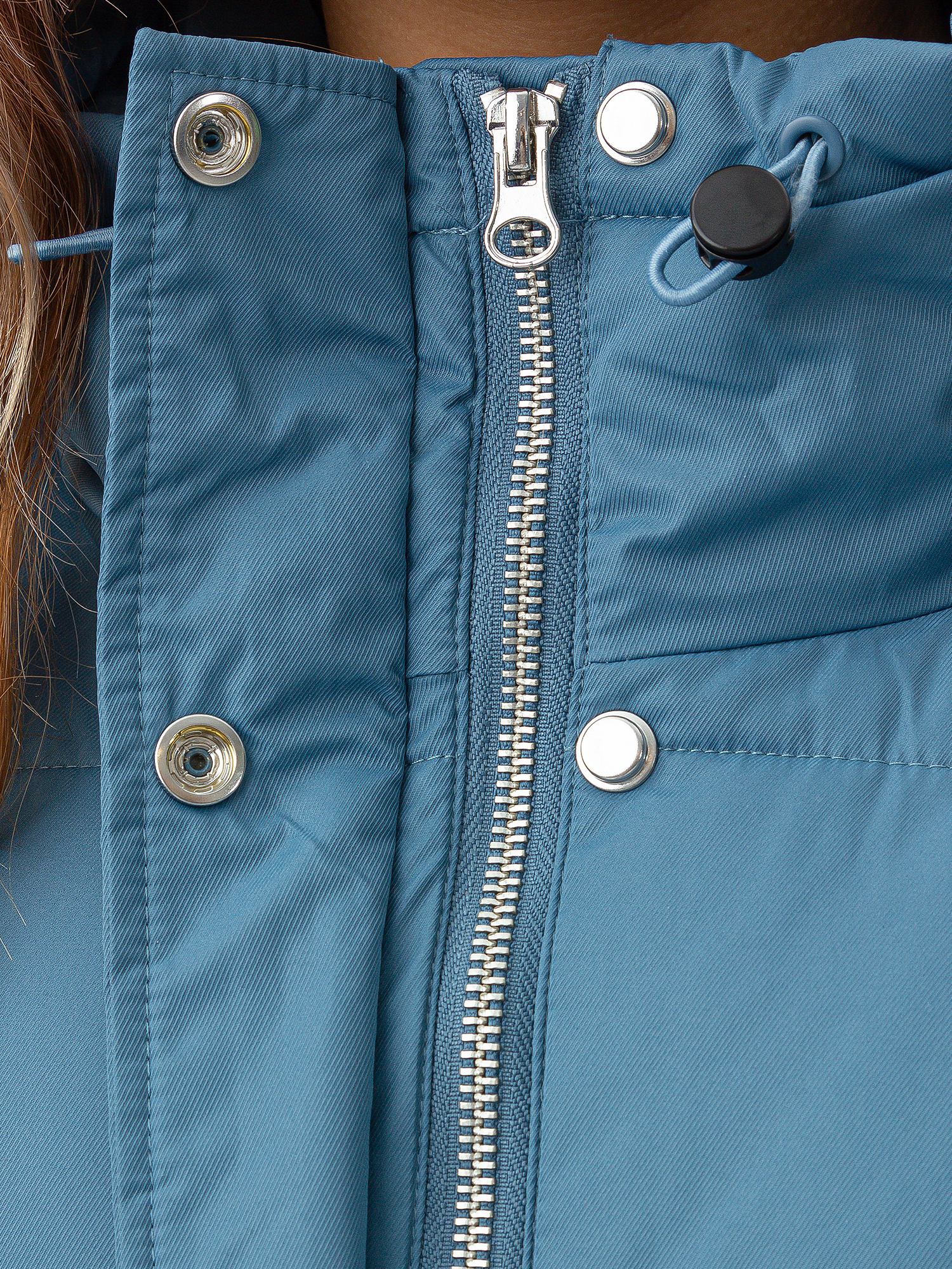 Куртка женская голубая 222OZWC41031800, размер XL, цвет голубой - фото 5