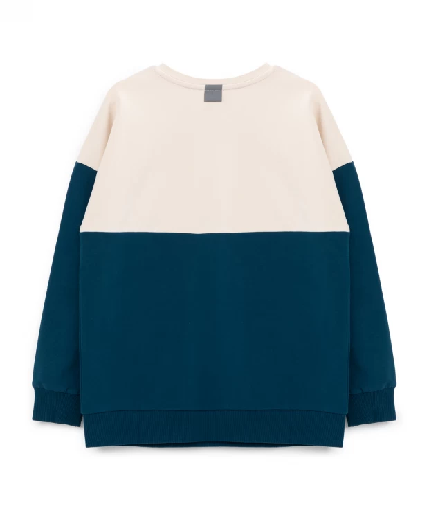 фото Толстовка с принтом мультицвет button blue (152)