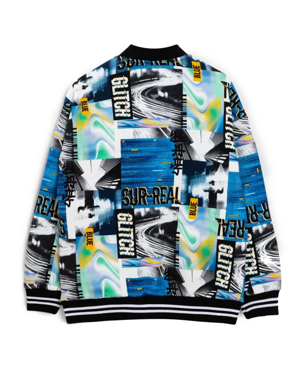 фото Толстовка на кнопках с начесом button blue (134)