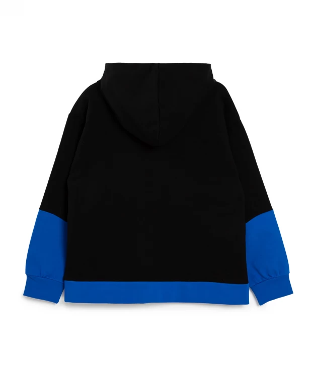 фото Толстовка с капюшоном мультицвет button blue (140)