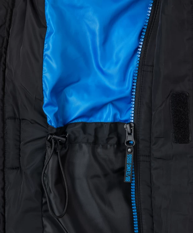 фото Куртка демисезонная с капюшоном черная button blue (134)