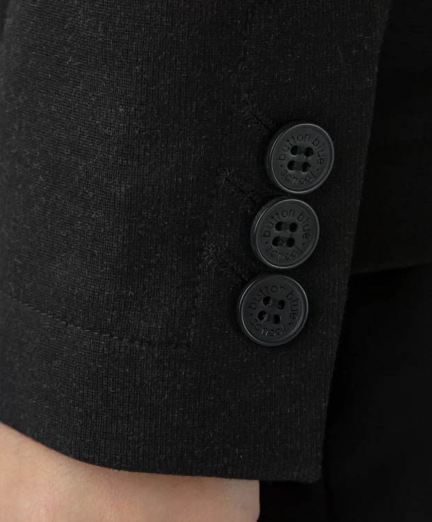 Пиджак на пуговицах черный Button Blue