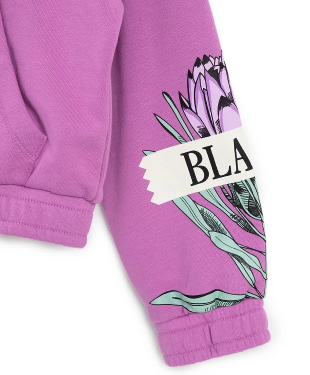 фото Толстовка на молнии фиолетовая button blue (152)