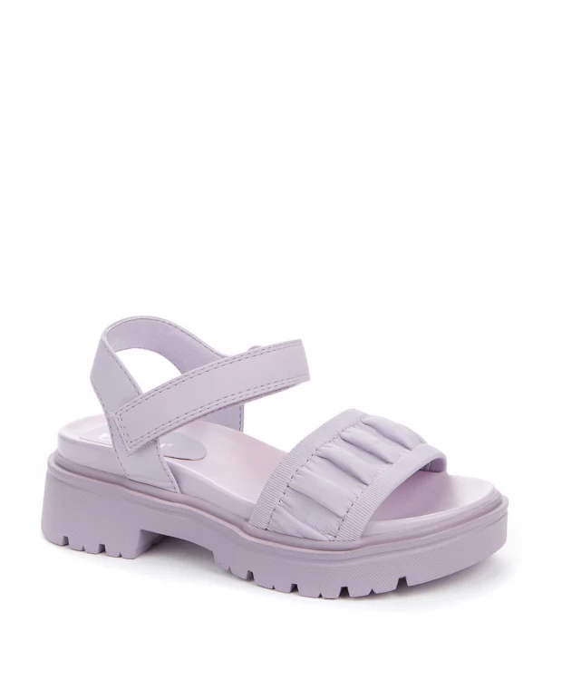 Туфли открытые BETSY для девочки фиолетовые цена и фото